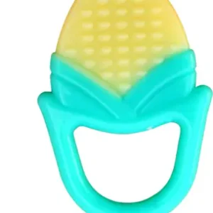Miss & Chief by Flipkart Super Soft Silicone Teether| BPA Free & toxins Free| Food Grade Quality Silicone teether/Soother for Babies/Infants/Toddlers (Corn) Teether  (Multicolor)