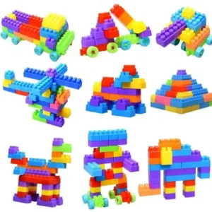Midhash DIY Plastic Building Blocks for Kids 100+Pcs