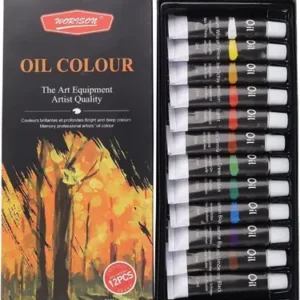 Pehrovin Ventures Worison Oil Paint Tubes ( 12 tubes of 12 ml each) oil painting on canvas, papers  (Set of 1, Multicolor)
