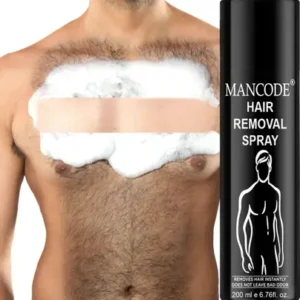 MANCODE Painless Hair Removal Spray Cream for Chest, Back, Legs & Under Arms Spray  (200 ml)