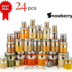 Snowberry Plastic Grocery Container  - 1200 ml, 650 ml, 350 ml, 250 ml