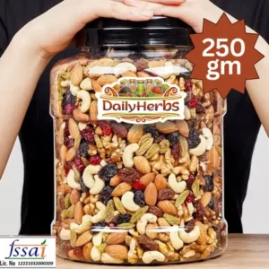 DAILYHERBS Mix Dry Fruit | Panchmeva | 250gm | AAA+ Almonds, Cashews, Raisins, Apricots, Assorted Seeds & Nuts  (250 g)