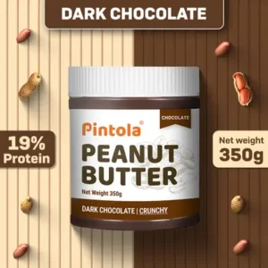 Pintola Dark Chocolate Peanut Butter (Crunchy)  (350 g)