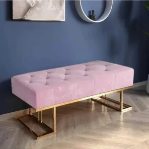 TheCraftory Metal Standard Ottoman