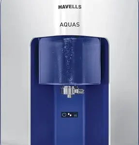 HAVELLS Aquas 7 L RO + UF Water Purifier Suitable for all - Borewell, Tanker, Municipality Water  (White, Blue)