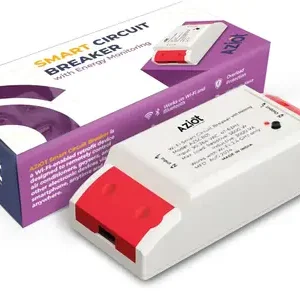 AZIOT WiFi + BLE Smart Circuit Breaker - 16Amp, Energy Metering Smart Switch