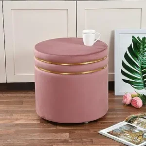 Unique Creation Handicrafts Solid Wood Pouf