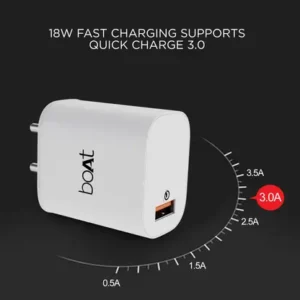 boAt 18W Power WCD QC3A Charger combo (Type C )
