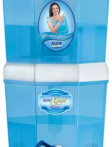 KENT Gold Optima (11016) 10 L Gravity Based + UF Water Purifier  (White, Blue)