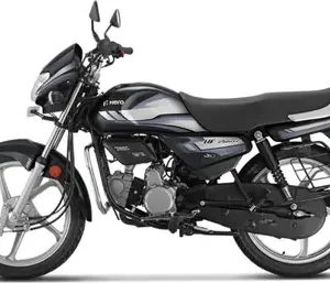 Hero HF Deluxe i3S with Self Start (OBD2A) Booking for Ex-Showroom Price  (Black Grey)