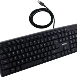 ZEBRONICS ZEB-KKB 3 Wired USB Standard Desktop Keyboard Compatible with Desktop, Laptop, Mac Easy to Use,Plug and Play,Quick, Comfy Durable body