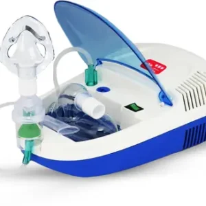 AGEasy Low Sound Compartment Compressor Machine Kit with MouthPiece, Child & Adult Mask Nebulizer