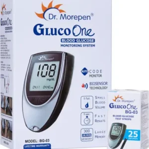 Dr. Morepen BG-03 with 25 strips Glucometer