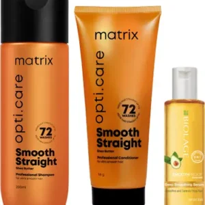MATRIX Opti.Care Shampoo & Conditioner for Frizzy Hair, 96Hr Frizz Control (3 items)  (3 Items in the set)