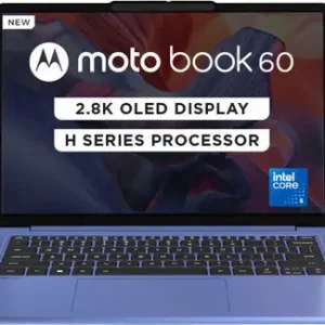 MOTOROLA Motobook 60 Full Metal Intel Core 5 (Series 2) 210H - (16 GB/512 GB SSD/Windows 11 Home) 14IRH10R Thin and Light Laptop