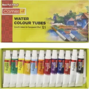 Camel Student Water Colour Tubes - 12 Shades  (Set of 12, Multicolor)