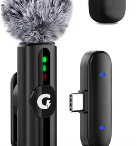 Grenaro Wireless Mic, Cancellation Mic for YouTube, Vlogging, Recording For Type-C Microphone