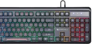 ZEBRONICS ZEB-KKB 3 Wired USB Standard Desktop Keyboard Compatible with Desktop, Laptop, Mac Easy to Use,Plug and Play,Quick, Comfy Durable body